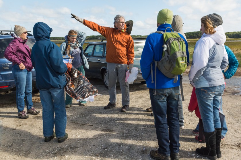 Setting out on Lt. Island; photo by Kim Novino