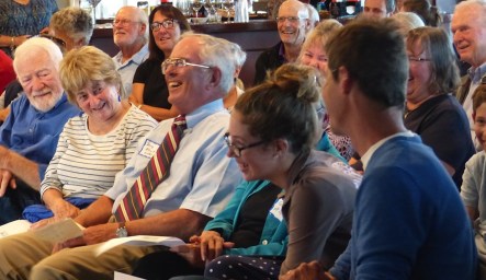 Denny, with F.O.D. (friends and family of Denny)